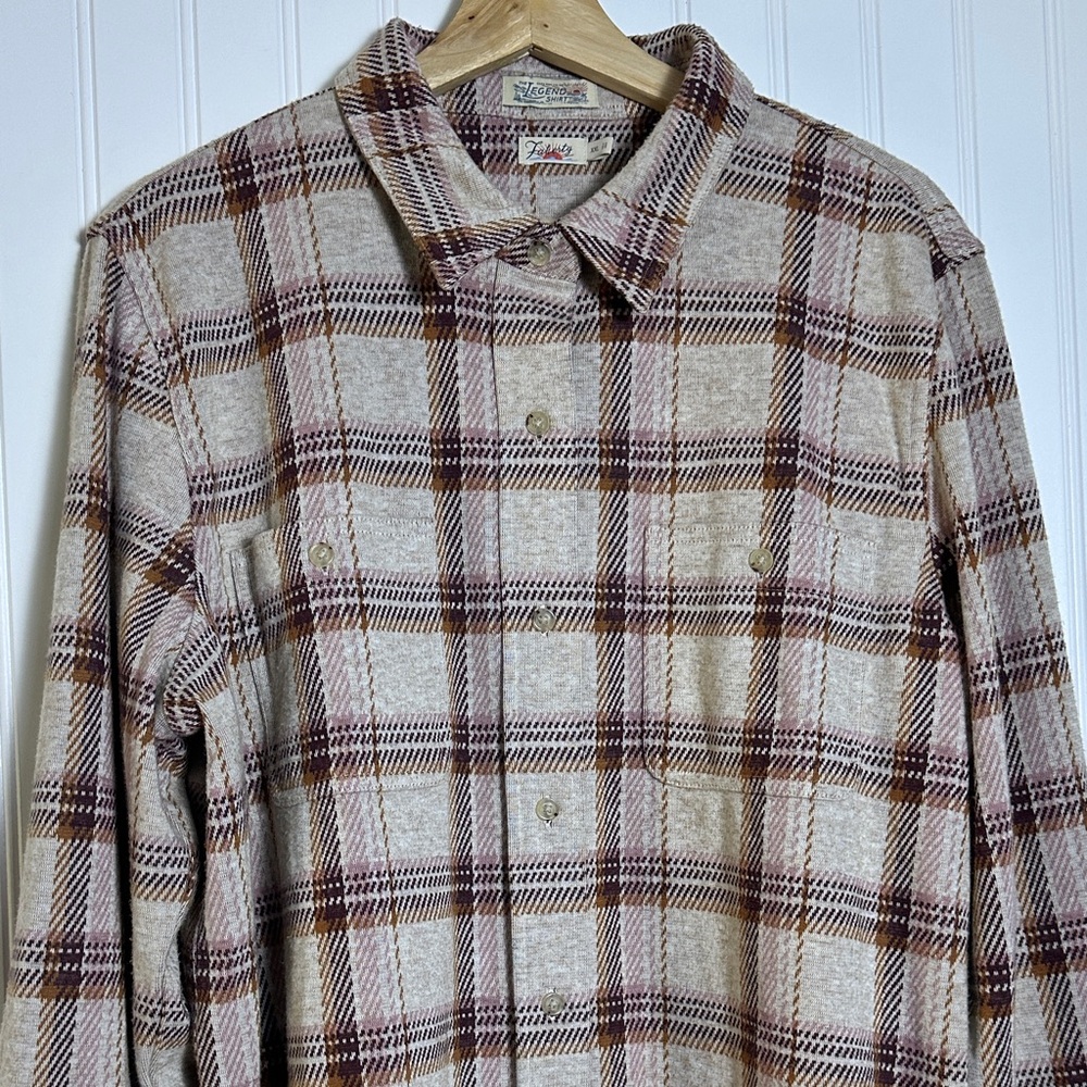 Faherty Legend™ Classic Sweater Shirt - Cranberry Haze XXL Button Down Classic. - Picture 5 of 11